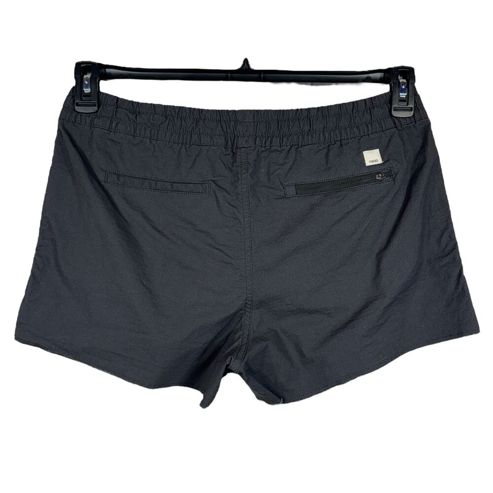 Vuori Medium Vintage Ripstop Shorts Drawstring Pockets Mid-Rise Raw Hem Womens - Picture 4 of 8
